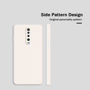 Custodia protettiva a copertura totale antigoccia in silicone liquido imitazione tinta unita, For Xiaomi Redmi K30, For Xiaomi Redmi K30 Pro