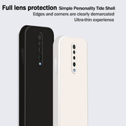 Custodia protettiva a copertura totale antigoccia in silicone liquido imitazione tinta unita, For Xiaomi Redmi K30, For Xiaomi Redmi K30 Pro