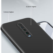 Custodia protettiva a copertura totale antigoccia in silicone liquido imitazione tinta unita, For Xiaomi Redmi K30, For Xiaomi Redmi K30 Pro