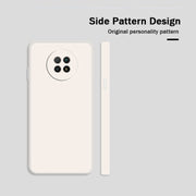 Custodia protettiva a copertura totale antigoccia in silicone liquido imitazione tinta unita, For Xiaomi Redmi Note 9 5G, For Xiaomi Redmi Note 9 Pro