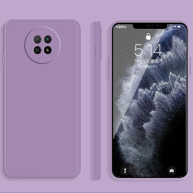 Custodia silicone liquido Xiaomi Redmi Note 9 5G copertura totale