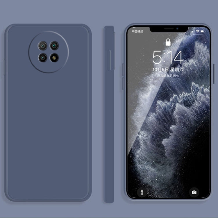 Custodia silicone liquido Xiaomi Redmi Note 9 5G copertura totale