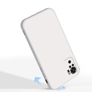 Custodia protettiva a copertura totale antigoccia in silicone liquido imitazione tinta unita, For Xiaomi Redmi Note 10, For Xiaomi Redmi Note 10 Pro