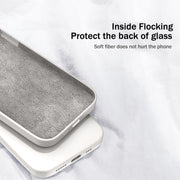 Custodia protettiva a copertura totale antigoccia in silicone liquido imitazione tinta unita, For Xiaomi Redmi Note 10, For Xiaomi Redmi Note 10 Pro