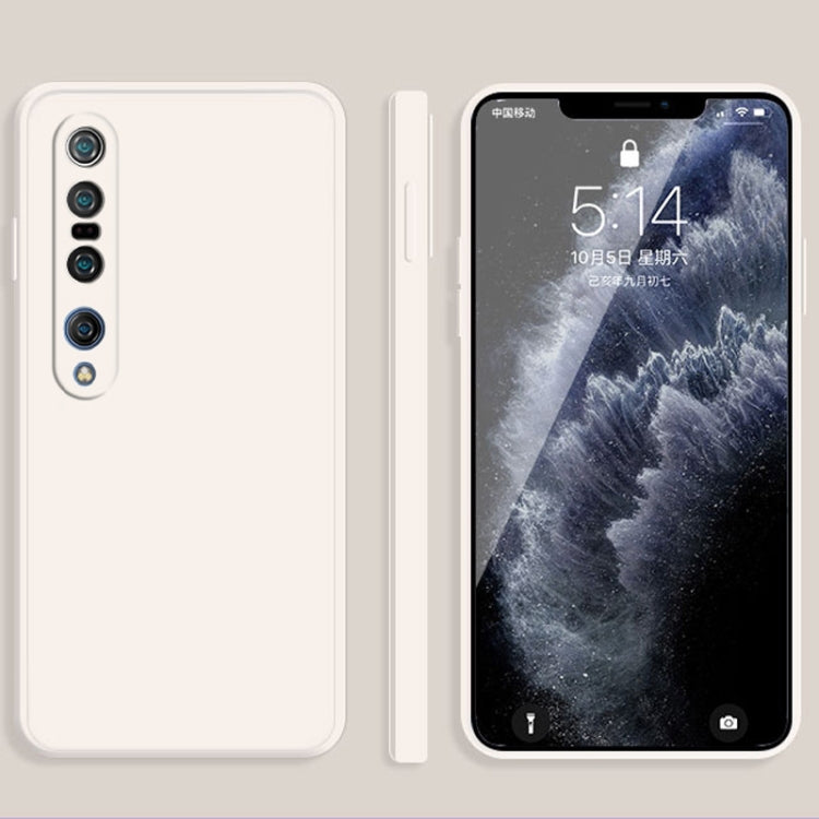 Custodia protettiva a copertura totale antigoccia in silicone liquido imitazione tinta unita, For Xiaomi Mi 10 Pro, For Xiaomi Mi 10T