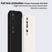 Custodia protettiva a copertura totale antigoccia in silicone liquido imitazione tinta unita, For Xiaomi Mi 10 Pro, For Xiaomi Mi 10T