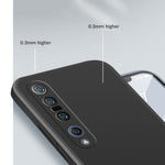 Custodia silicone liquido copertura totale per Xiaomi Mi 10 Pro 5
