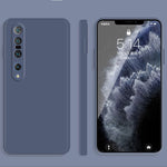 Custodia silicone liquido copertura totale per Xiaomi Mi 10 Pro 5