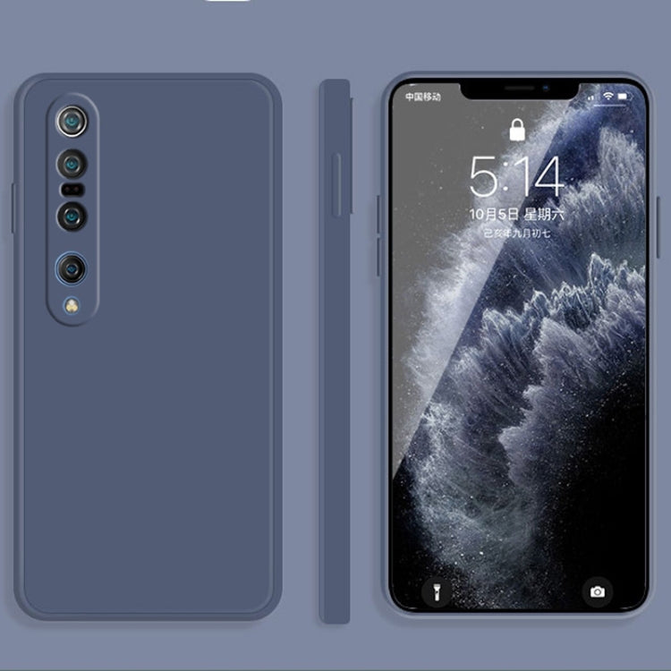 Custodia silicone liquido copertura totale per Xiaomi Mi 10 Pro 5