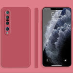 Custodia silicone liquido copertura totale per Xiaomi Mi 10 Pro 5