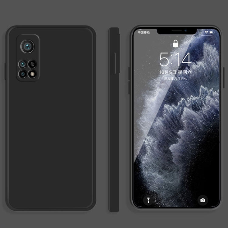 Custodia silicone liquido copertura totale per Xiaomi Mi 10 Pro 5