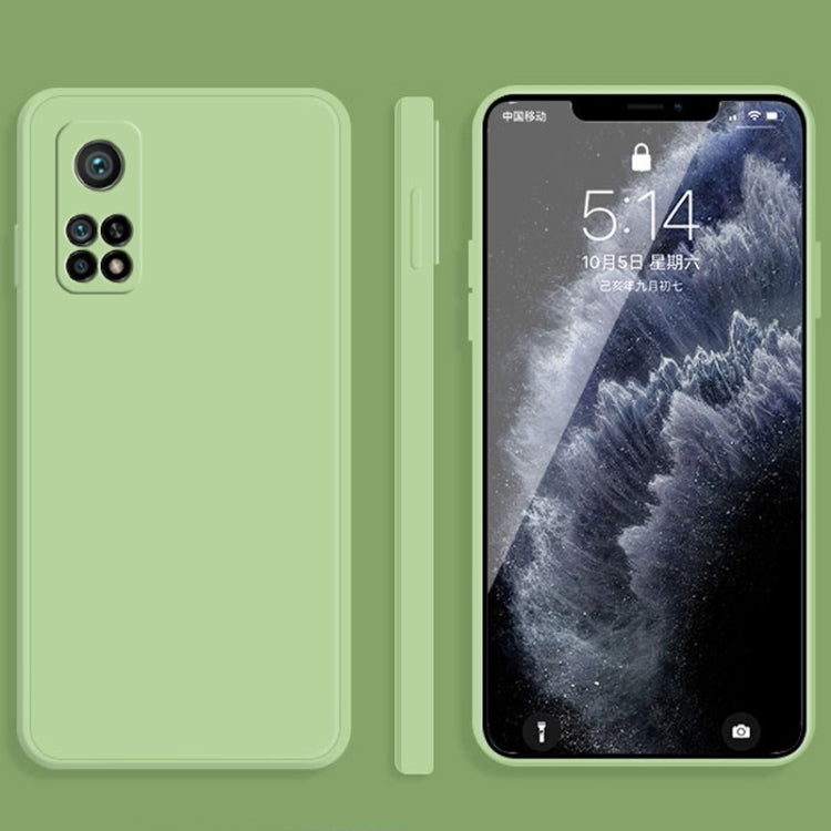 Custodia silicone liquido copertura totale per Xiaomi Mi 10 Pro 5