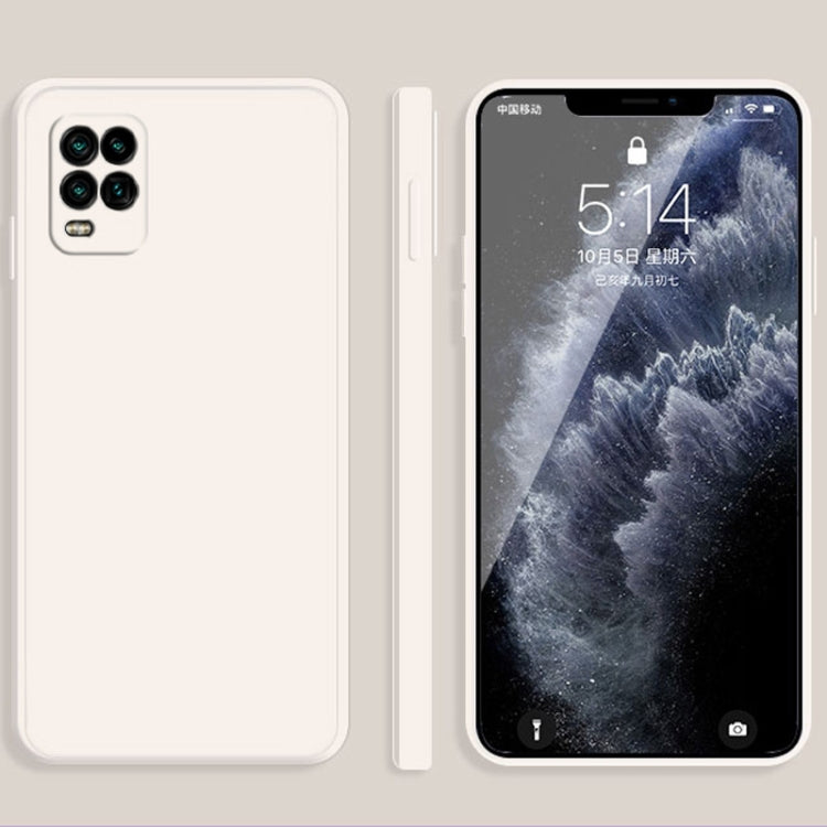 Custodia protettiva a copertura totale antigoccia in silicone liquido imitazione tinta unita, For Xiaomi Mi 10 Youth, For Xiaomi Mi 10 Ultra