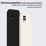 Custodia protettiva a copertura totale antigoccia in silicone liquido imitazione tinta unita, For Xiaomi Mi 10 Youth, For Xiaomi Mi 10 Ultra