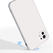 Custodia protettiva a copertura totale antigoccia in silicone liquido imitazione tinta unita, For Xiaomi Mi 11, For Xiaomi CC9, For Xiaomi Poco M3