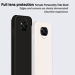 Custodia silicone liquido per Xiaomi Poco X3 NFC e Poco X3 Pro
