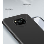 Custodia silicone liquido per Xiaomi Poco X3 NFC e Poco X3 Pro