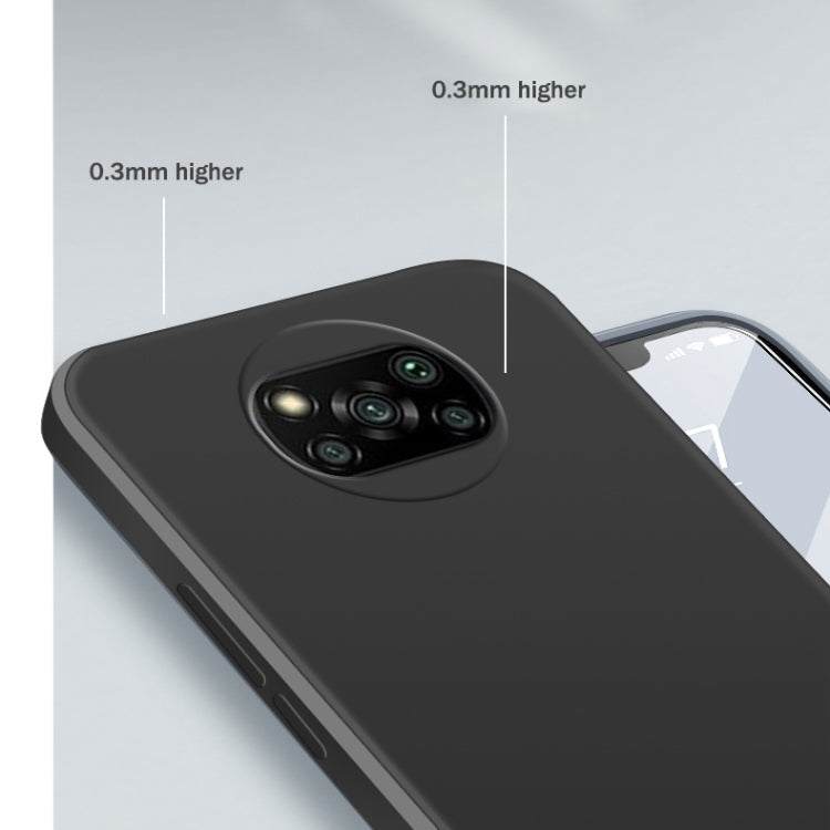 Custodia silicone liquido per Xiaomi Poco X3 NFC e Poco X3 Pro