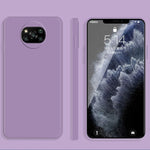 Custodia silicone liquido per Xiaomi Poco X3 NFC e Poco X3 Pro