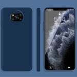 Custodia silicone liquido per Xiaomi Poco X3 NFC e Poco X3 Pro