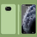 Custodia silicone liquido per Xiaomi Poco X3 NFC e Poco X3 Pro