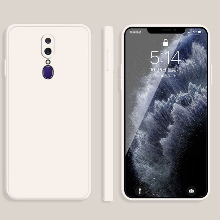 Custodia protettiva a copertura totale antigoccia in silicone liquido imitazione tinta unita, For OPPO A9 / A9X / F11, For OPPO A92s