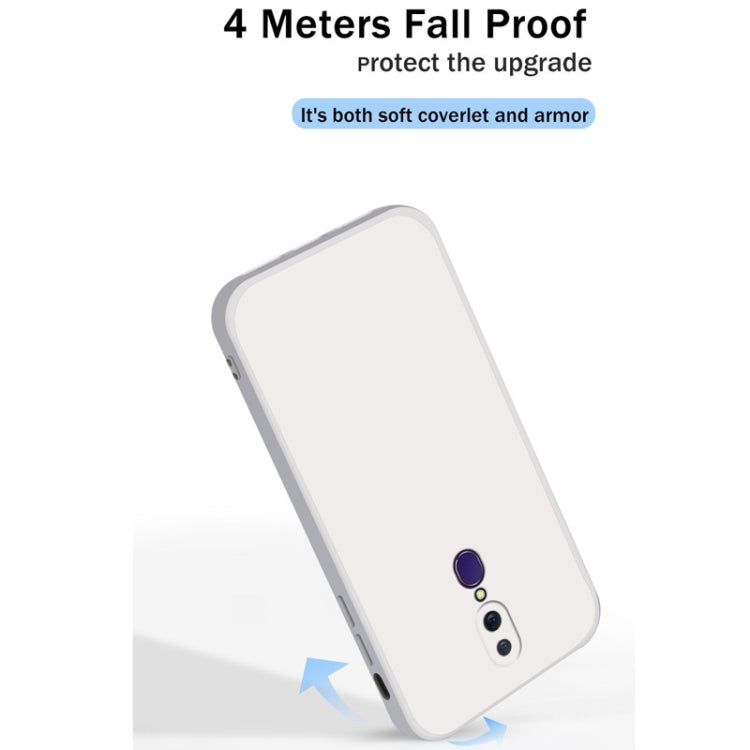 Custodia protettiva a copertura totale antigoccia in silicone liquido imitazione tinta unita, For OPPO A9 / A9X / F11, For OPPO A92s