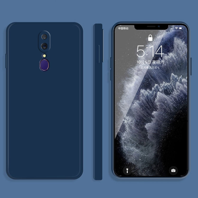 Custodia protettiva a copertura totale antigoccia in silicone liquido imitazione tinta unita, For OPPO A9 / A9X / F11, For OPPO A92s