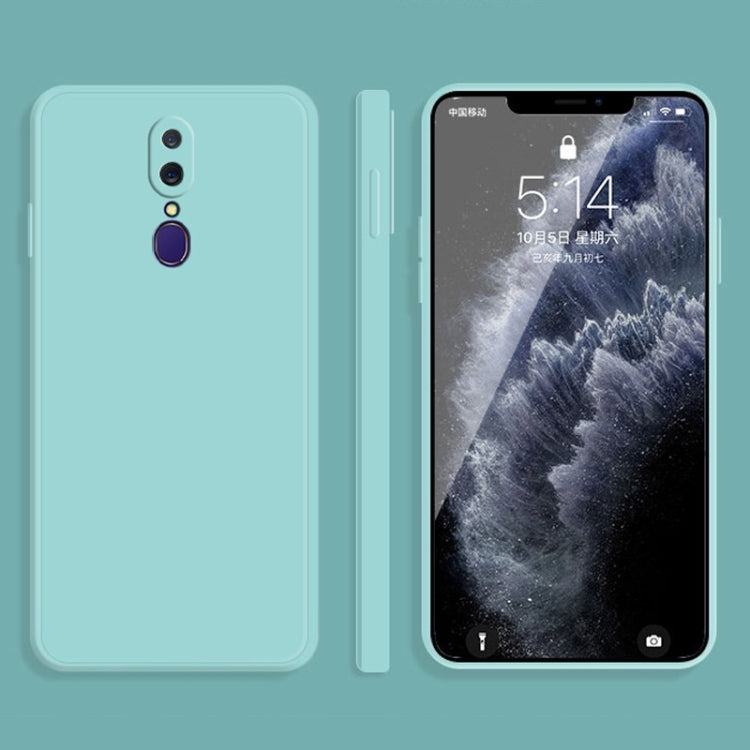 Custodia protettiva a copertura totale antigoccia in silicone liquido imitazione tinta unita, For OPPO A9 / A9X / F11, For OPPO A92s