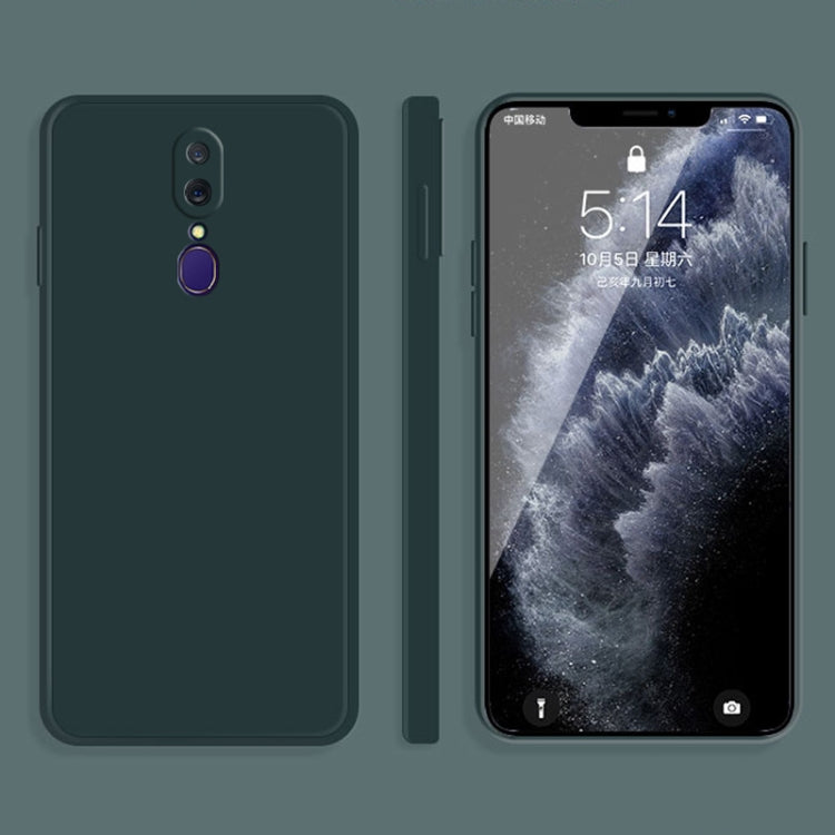 Custodia protettiva a copertura totale antigoccia in silicone liquido imitazione tinta unita, For OPPO A9 / A9X / F11, For OPPO A92s