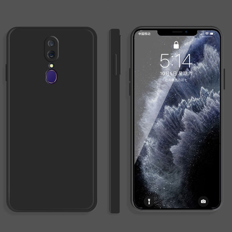 Custodia protettiva a copertura totale antigoccia in silicone liquido imitazione tinta unita, For OPPO A9 / A9X / F11, For OPPO A92s