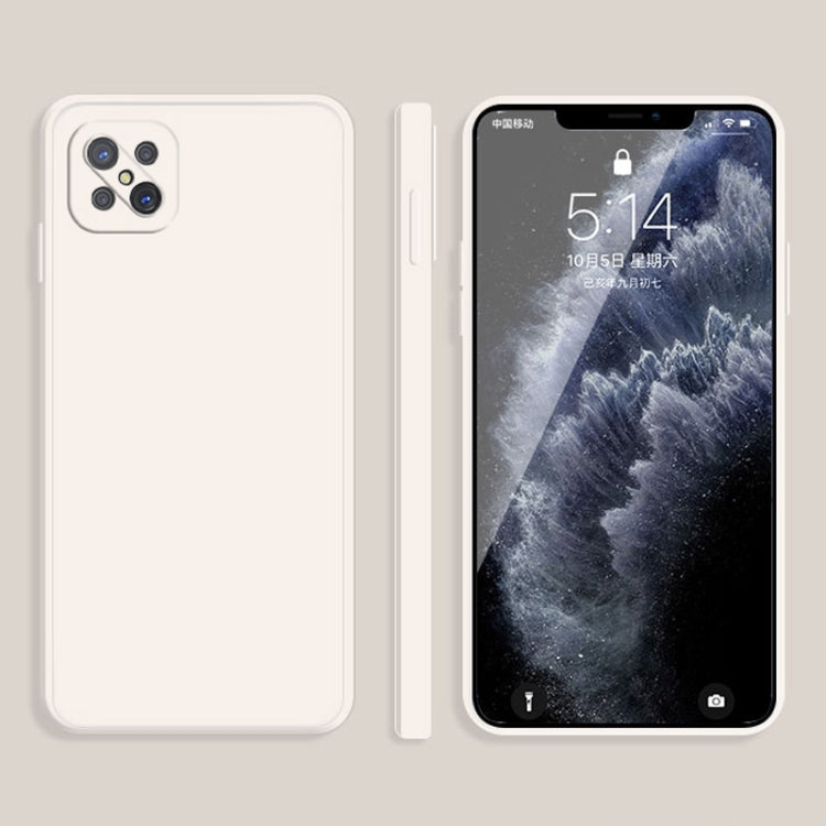 Custodia protettiva a copertura totale antigoccia in silicone liquido imitazione tinta unita, For OPPO A9 / A9X / F11, For OPPO A92s