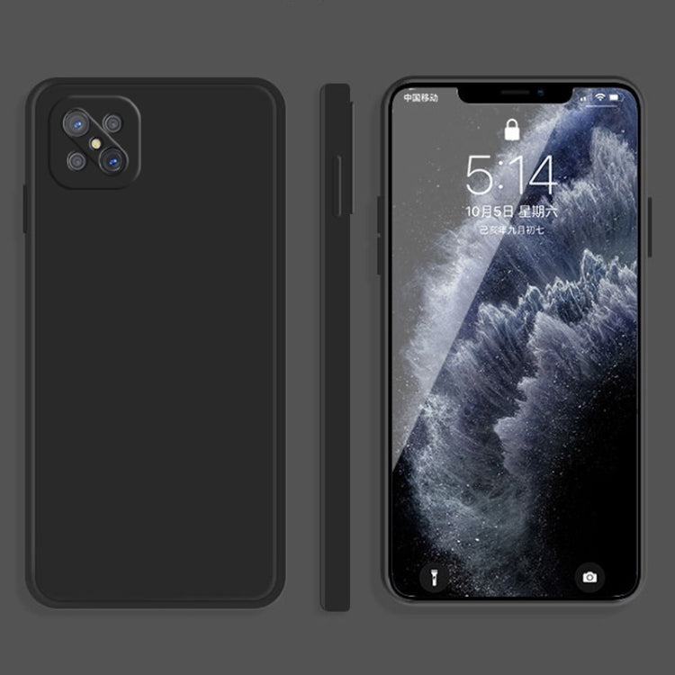 Custodia protettiva a copertura totale antigoccia in silicone liquido imitazione tinta unita, For OPPO A9 / A9X / F11, For OPPO A92s
