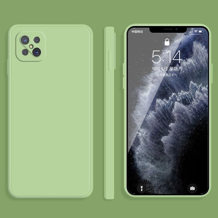 Custodia protettiva a copertura totale antigoccia in silicone liquido imitazione tinta unita, For OPPO A9 / A9X / F11, For OPPO A92s