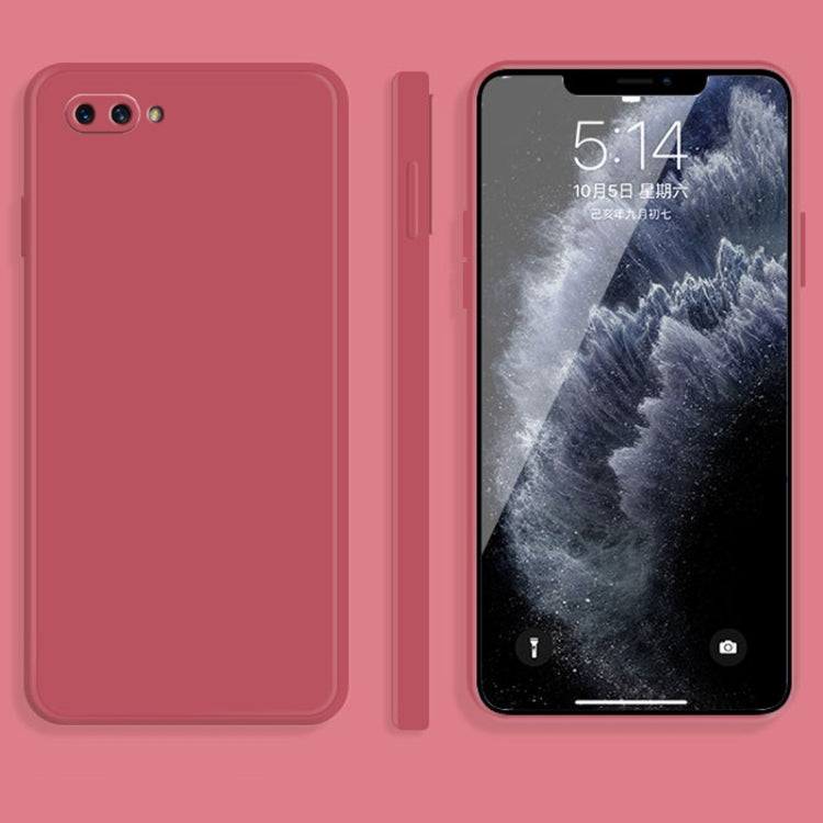 Custodia protettiva a copertura totale antigoccia in silicone liquido imitazione tinta unita, For OPPO A5 / A3s, For OPPO Find X3