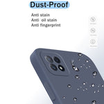 Custodia protettiva a copertura totale antigoccia in silicone liquido imitazione tinta unita, For OPPO A72, For OPPO Reno4 SE