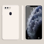 Custodia protettiva a copertura totale antigoccia in silicone liquido imitazione tinta unita, For OPPO R15, For OPPO Reno3