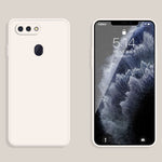 Custodia protettiva a copertura totale antigoccia in silicone liquido imitazione tinta unita, For OPPO R15, For OPPO Reno3