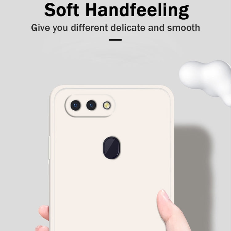 Custodia protettiva a copertura totale antigoccia in silicone liquido imitazione tinta unita, For OPPO R15, For OPPO Reno3