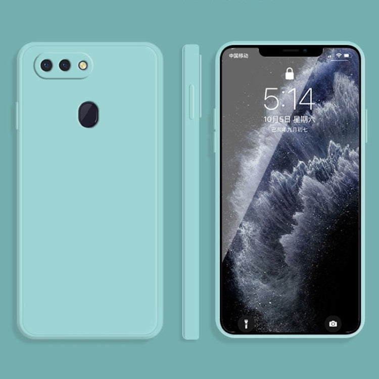 Custodia protettiva a copertura totale antigoccia in silicone liquido imitazione tinta unita, For OPPO R15, For OPPO Reno3