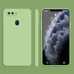 Custodia protettiva a copertura totale antigoccia in silicone liquido imitazione tinta unita, For OPPO R15, For OPPO Reno3