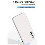 Custodia protettiva a copertura totale antigoccia in silicone liquido imitazione tinta unita, For OPPO Reno3 Pro, For OPPO Reno4 Pro
