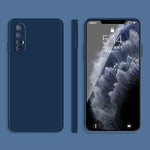 Custodia protettiva a copertura totale antigoccia in silicone liquido imitazione tinta unita, For OPPO Reno3 Pro, For OPPO Reno4 Pro