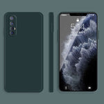 Custodia protettiva a copertura totale antigoccia in silicone liquido imitazione tinta unita, For OPPO Reno3 Pro, For OPPO Reno4 Pro