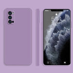Custodia protettiva a copertura totale antigoccia in silicone liquido imitazione tinta unita, For OPPO Reno3 Pro, For OPPO Reno4 Pro