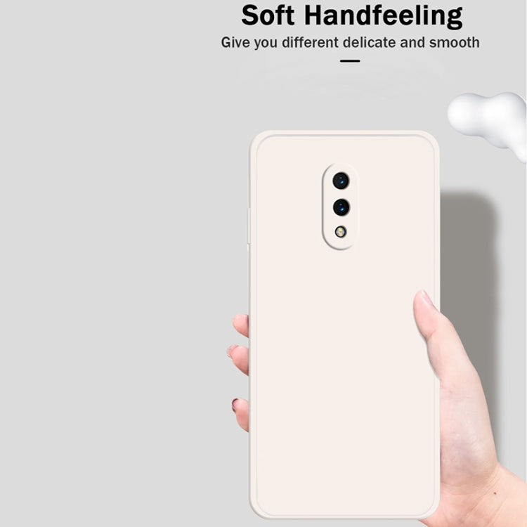 Custodia protettiva a copertura totale antigoccia in silicone liquido imitazione tinta unita, For OnePlus 7, For OnePlus 7 Pro