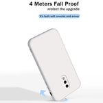 Custodia protettiva a copertura totale antigoccia in silicone liquido imitazione tinta unita, For OnePlus 7, For OnePlus 7 Pro