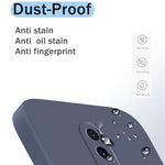 Custodia protettiva a copertura totale antigoccia in silicone liquido imitazione tinta unita, For OnePlus 7, For OnePlus 7 Pro