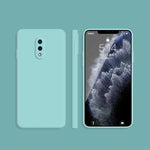 Custodia protettiva a copertura totale antigoccia in silicone liquido imitazione tinta unita, For OnePlus 7, For OnePlus 7 Pro