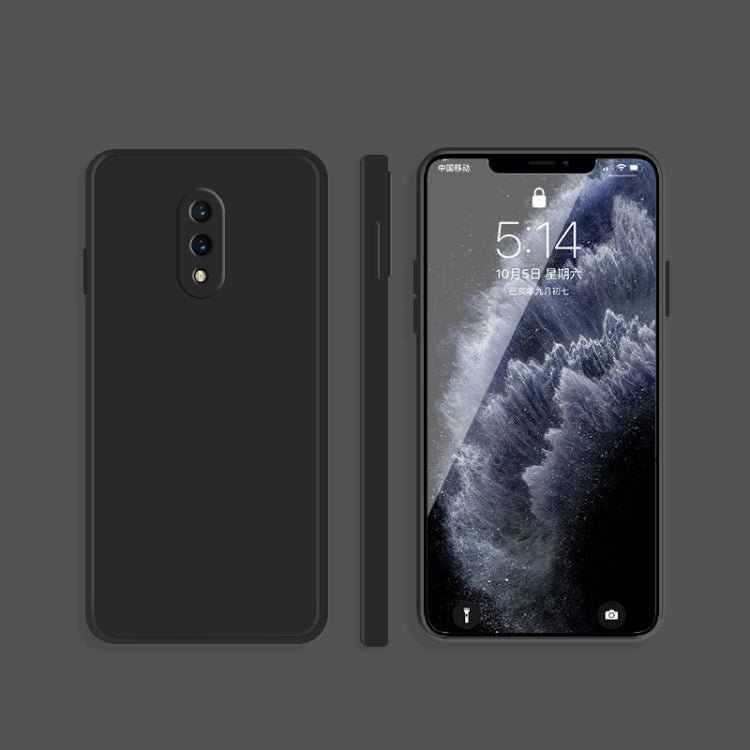 Custodia protettiva a copertura totale antigoccia in silicone liquido imitazione tinta unita, For OnePlus 7, For OnePlus 7 Pro